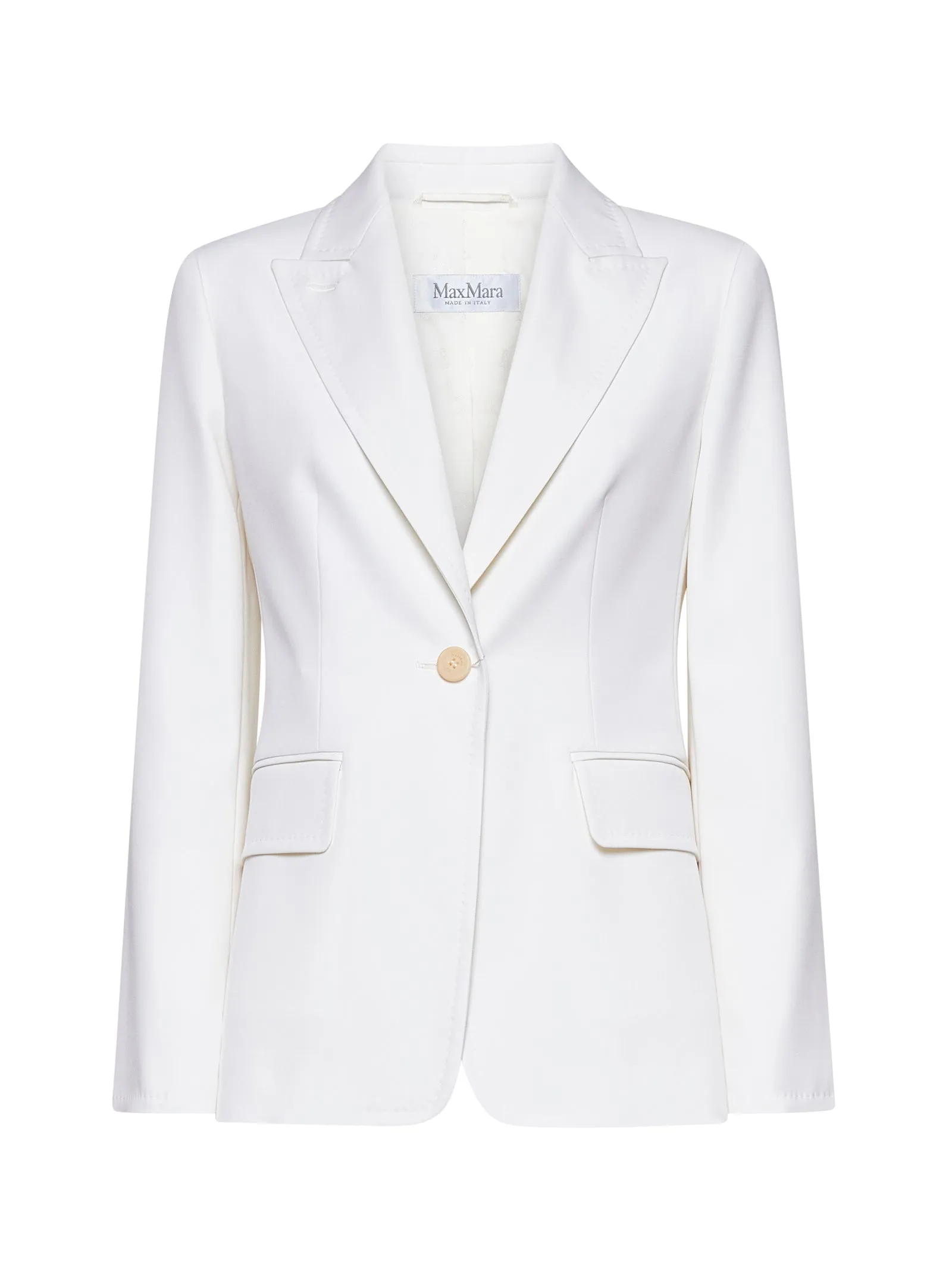 White Single-Breasted Palchi Blazer sold by Lord & Taylor