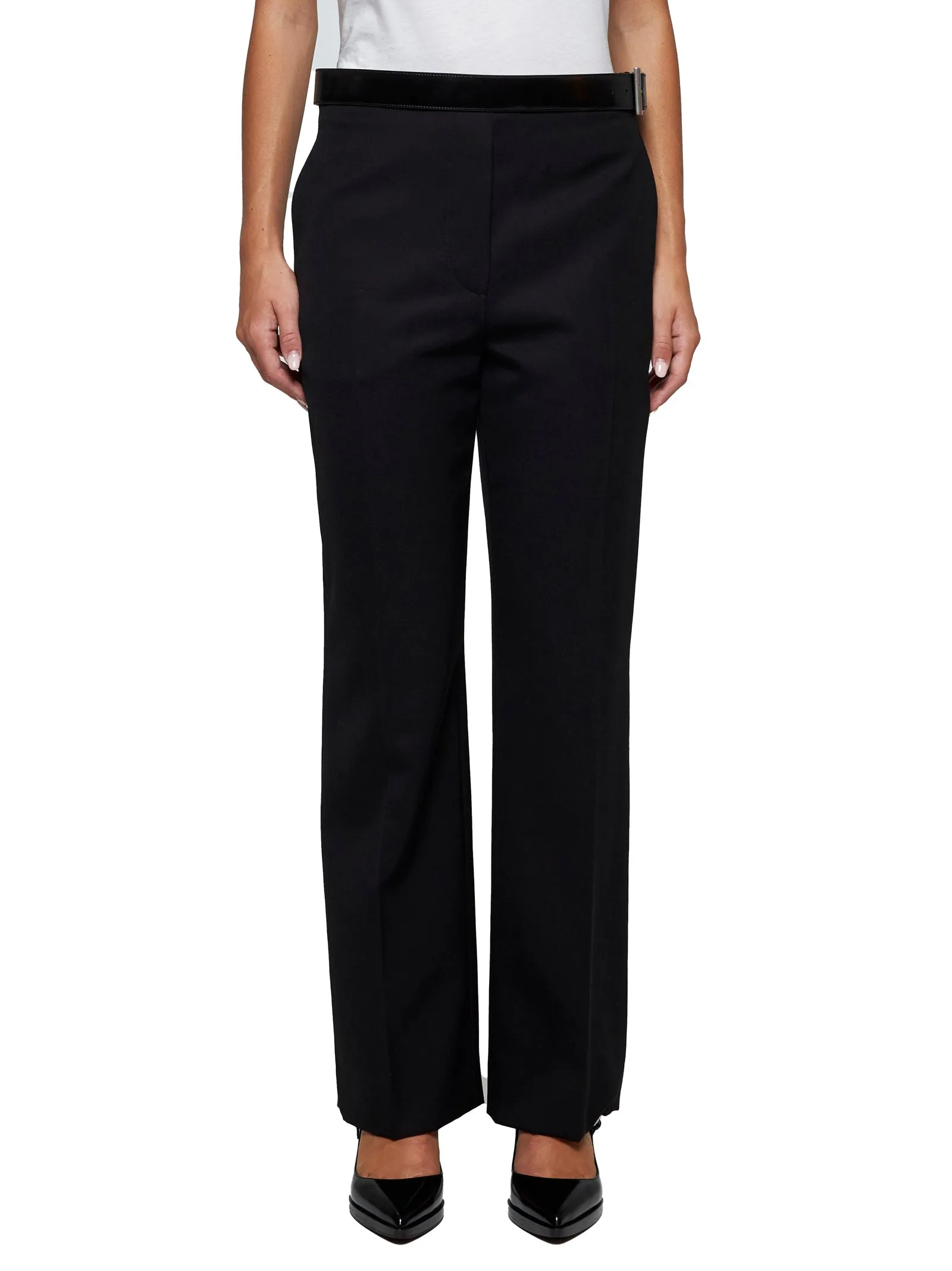 Belted Virgin Wool Trousers sold by Lord & Taylor product image thumbnail 3