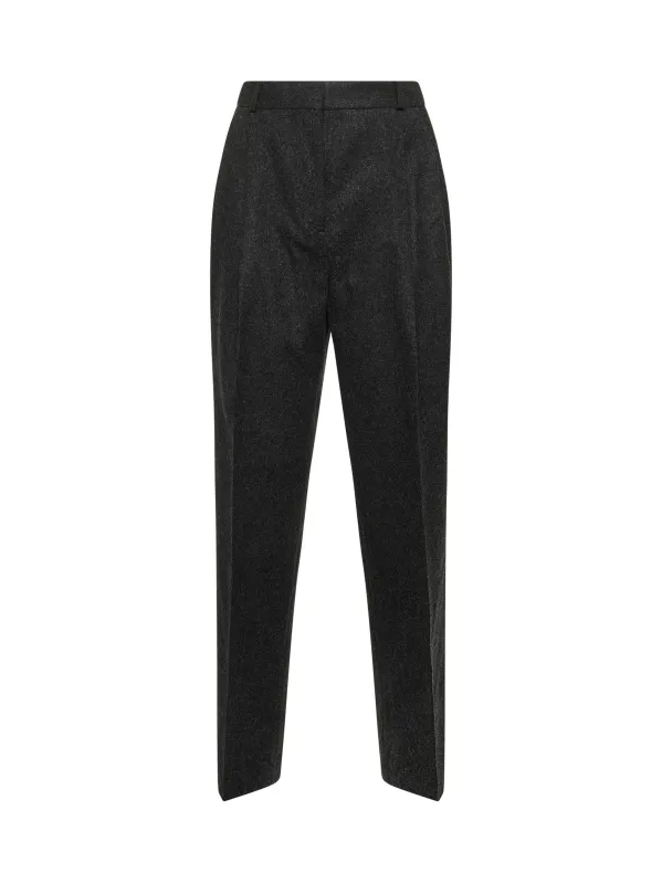 Melange Grey Wool Blend Tailored Trousers sold by Lord & Taylor