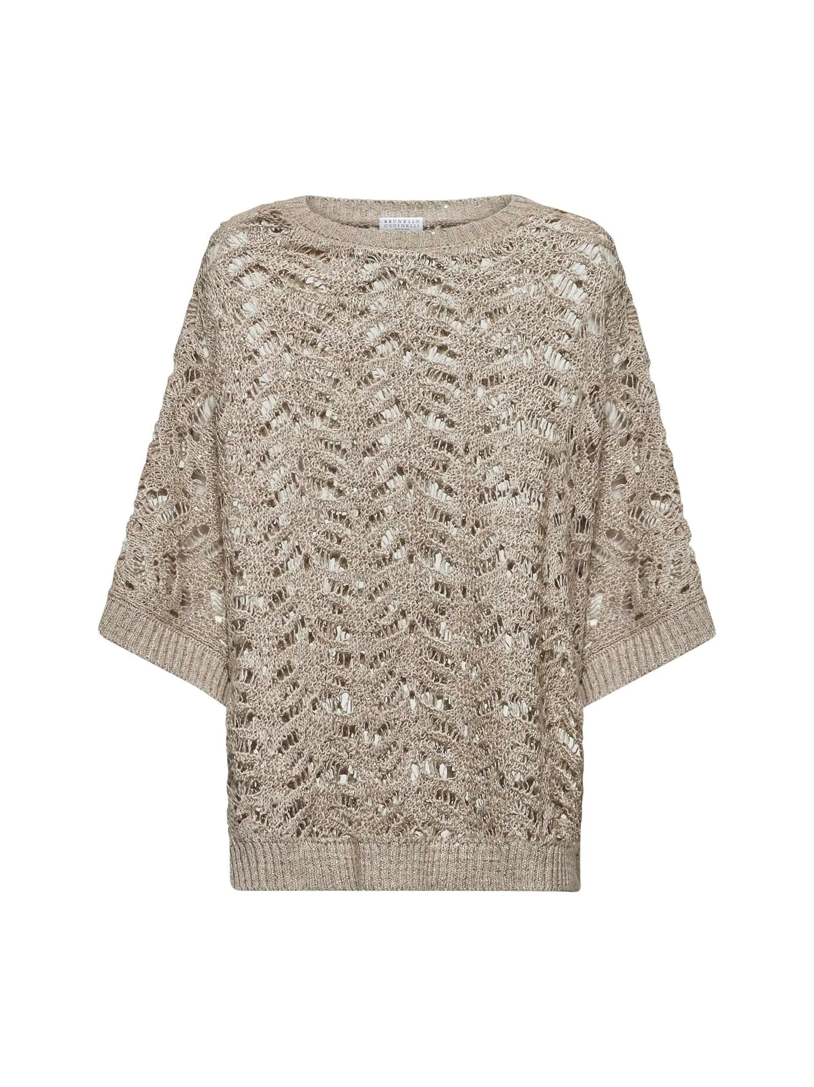 Ivory Knit Dazzling Cape sold by Lord & Taylor