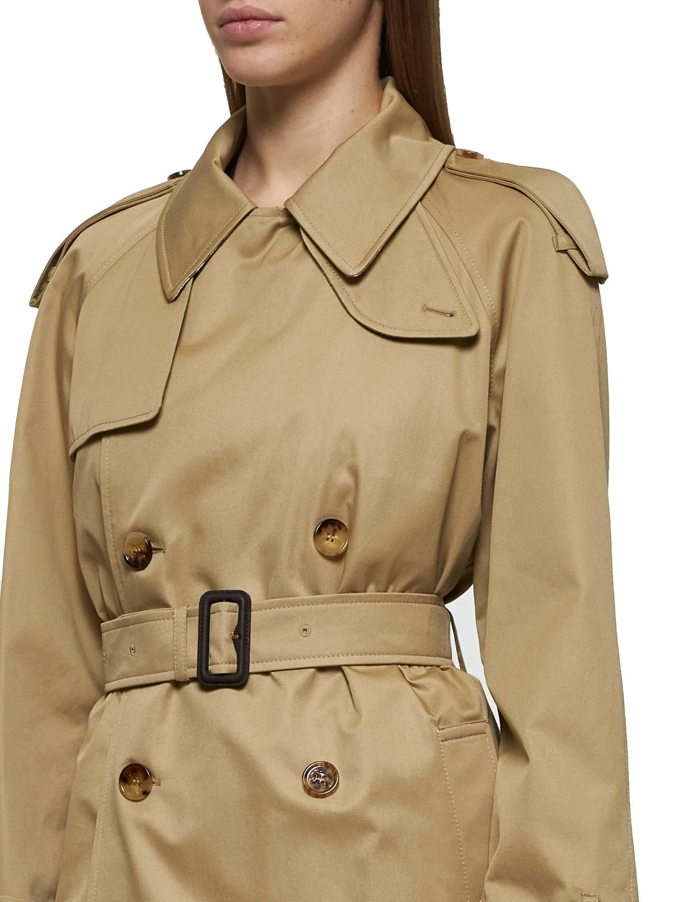 Beige Castleford Long Trench Coat sold by Lord & Taylor product image thumbnail 4