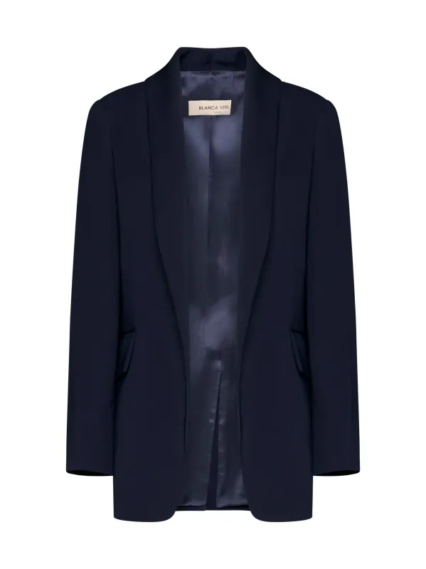 Blue Cady Gesne Blazer sold by Lord & Taylor