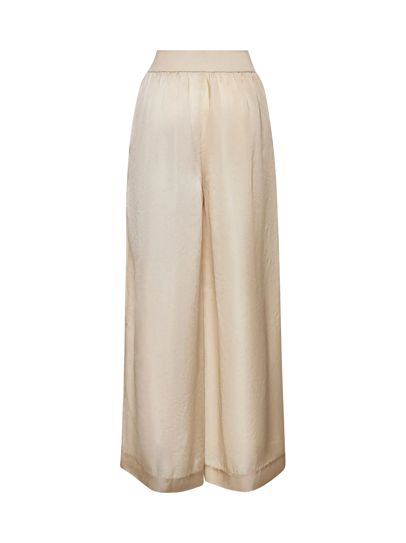 Beige Cupro Pansy Culotte Trousers sold by Lord & Taylor product image thumbnail 2