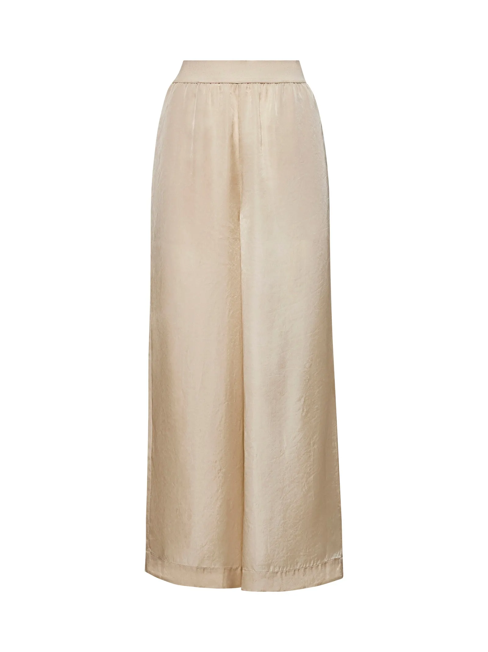 Beige Cupro Pansy Culotte Trousers sold by Lord & Taylor
