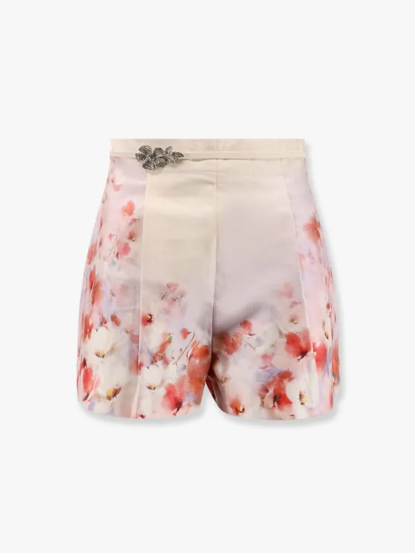 Silk blend shorts with floral print sold by Lord & Taylor