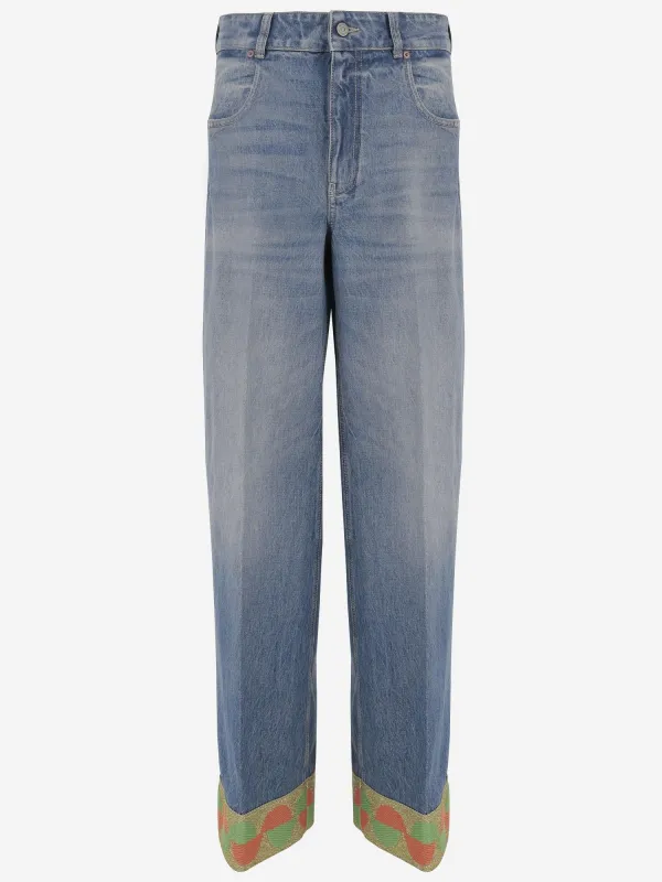 COTTON DENIM JEANS sold by Lord & Taylor