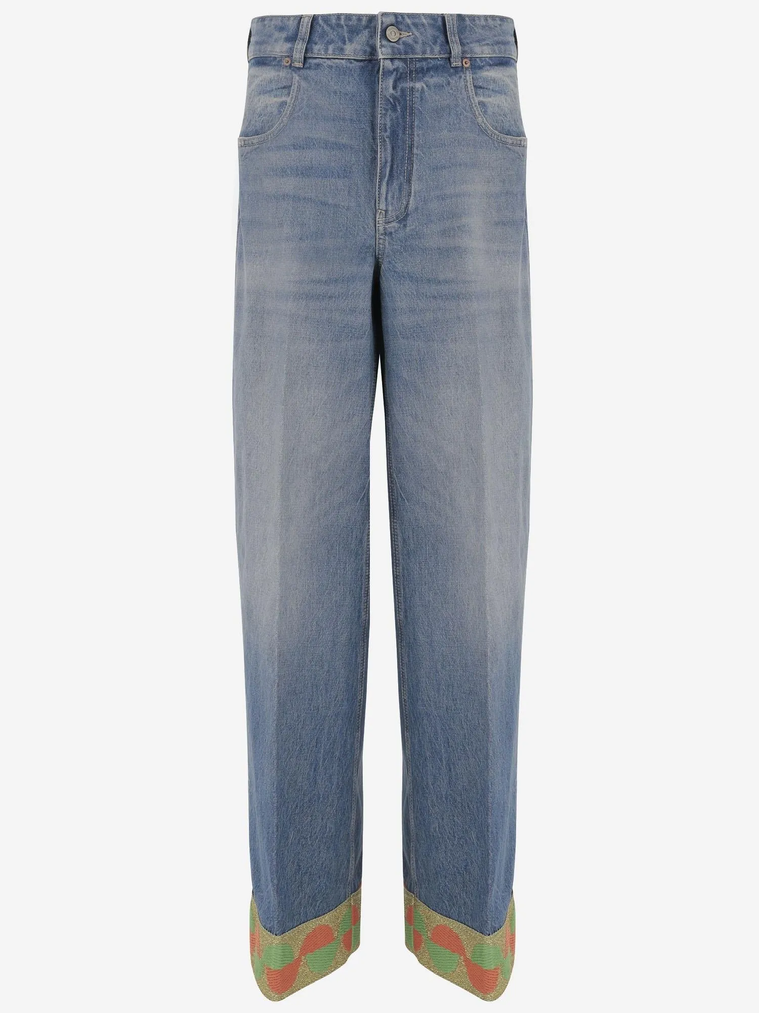 COTTON DENIM JEANS sold by Lord & Taylor product image thumbnail 2