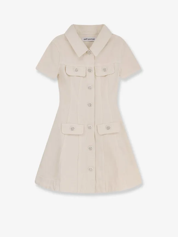 Denim short dress sold by Lord & Taylor