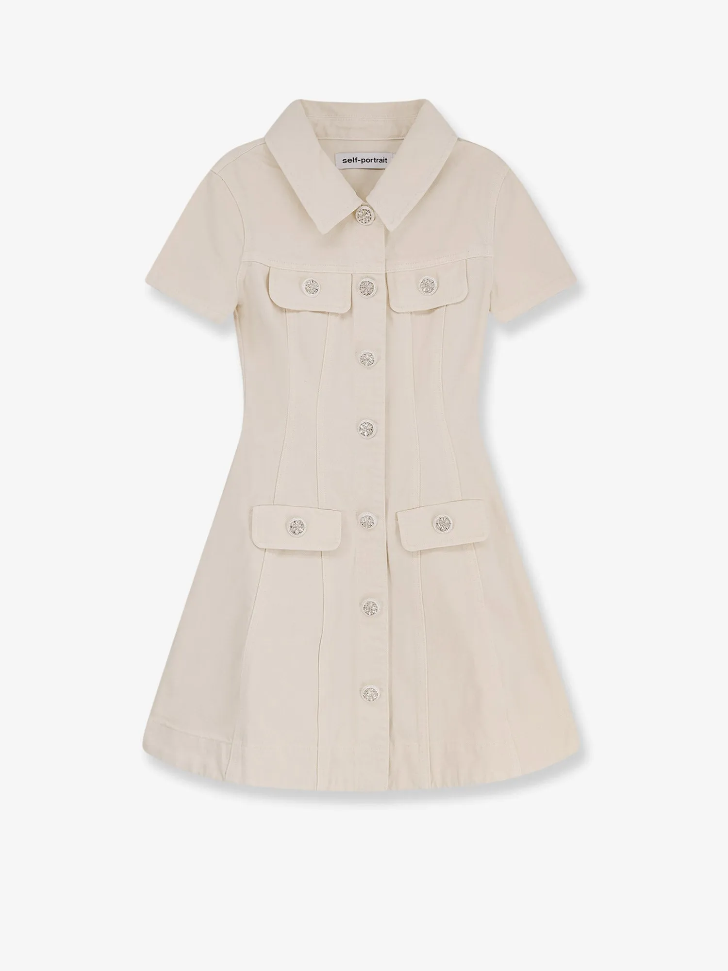 Denim short dress sold by Lord & Taylor