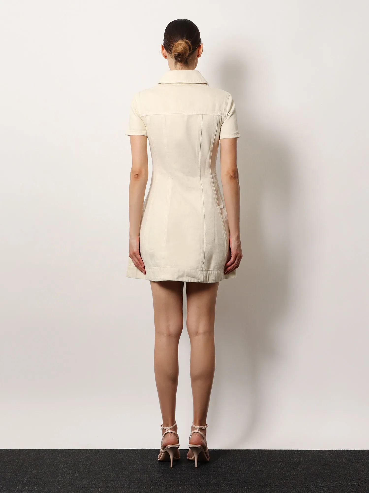 Denim short dress sold by Lord & Taylor product image thumbnail 3