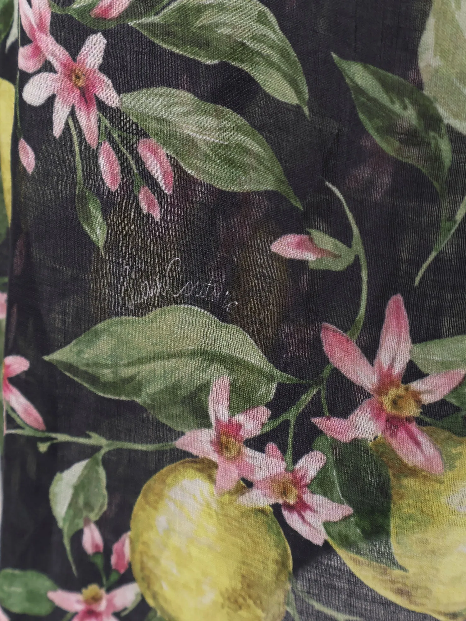 Frangipane rayon trouser with multicolor print sold by Lord & Taylor product image thumbnail 3