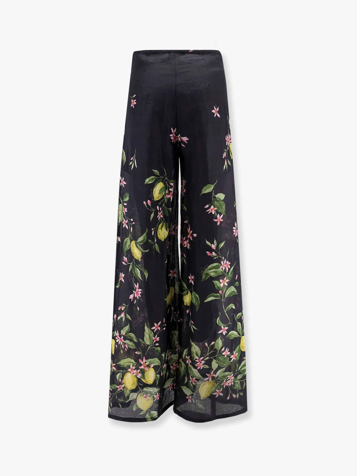 Frangipane rayon trouser with multicolor print sold by Lord & Taylor product image thumbnail 2