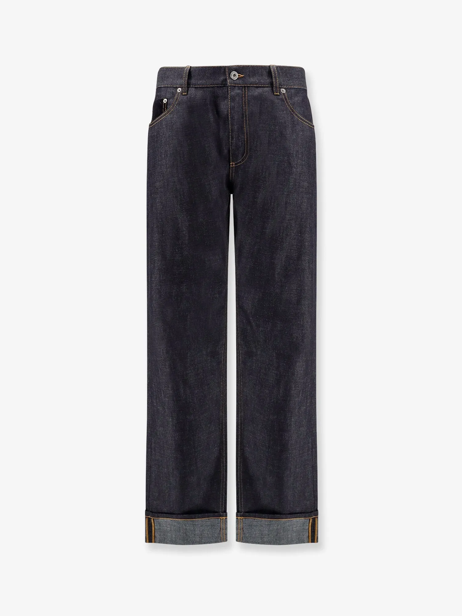 Wide Leg Jeans with Turn Ups sold by Lord & Taylor