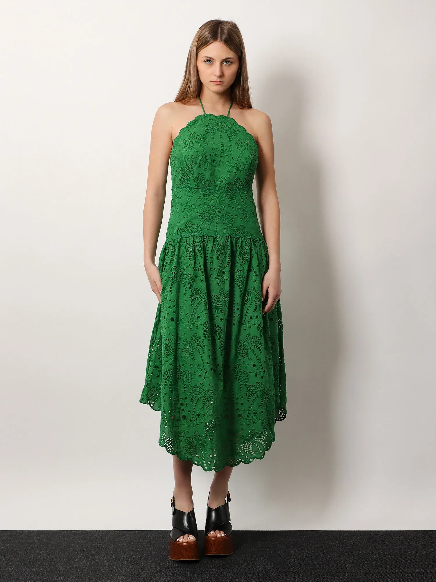 Sangallo lace midi dress sold by Lord & Taylor product image thumbnail 2