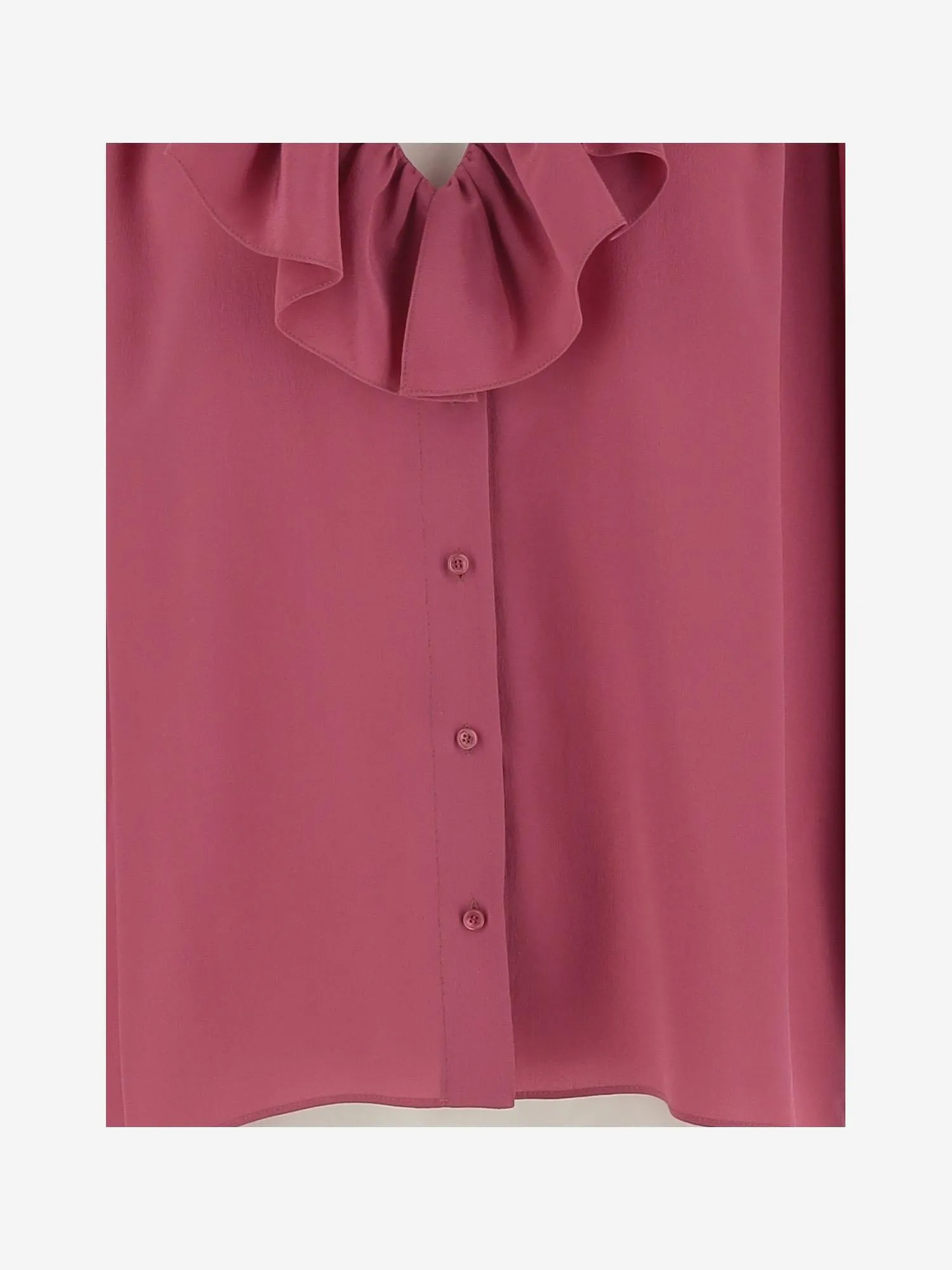 SILK RUFFLED SHIRT sold by Lord & Taylor product image thumbnail 3