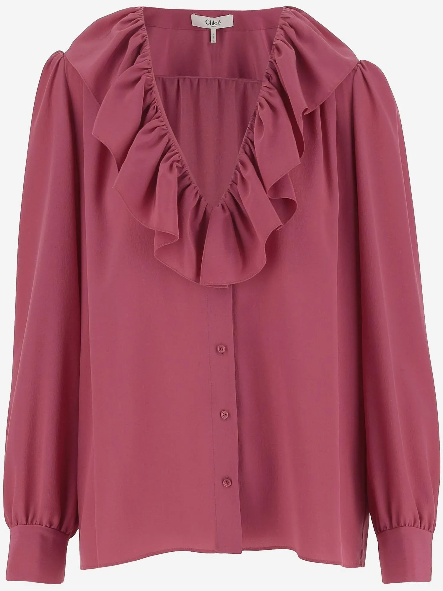 SILK RUFFLED SHIRT sold by Lord & Taylor