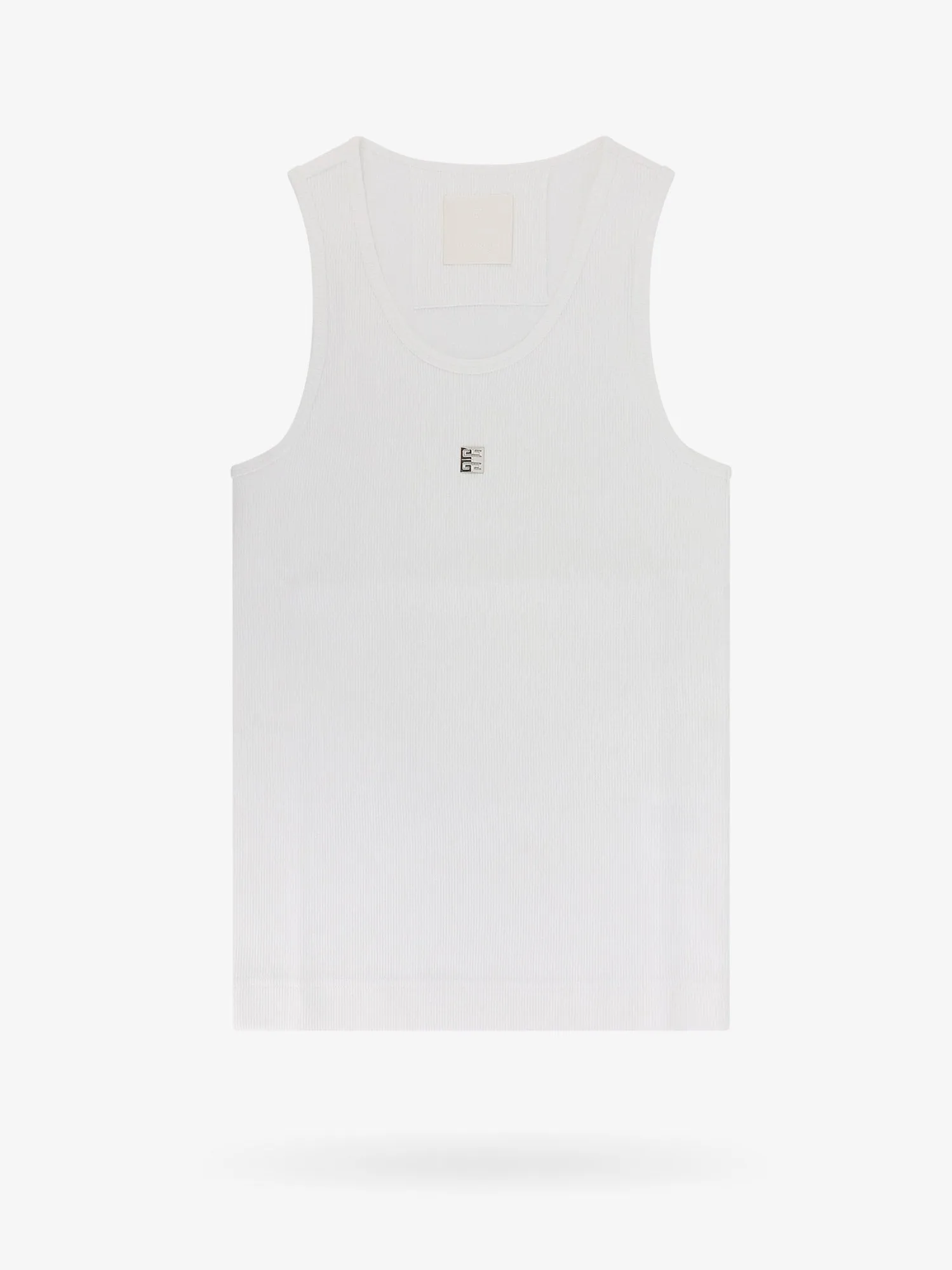 Ribbed tank top with 4g detail sold by Lord & Taylor
