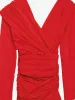 STRETCH JERSEY DRAPED DRESS sold by Lord & Taylor