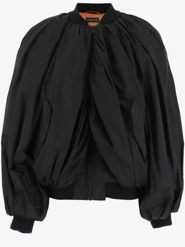 Draped bomber jacket sold by Lord & Taylor