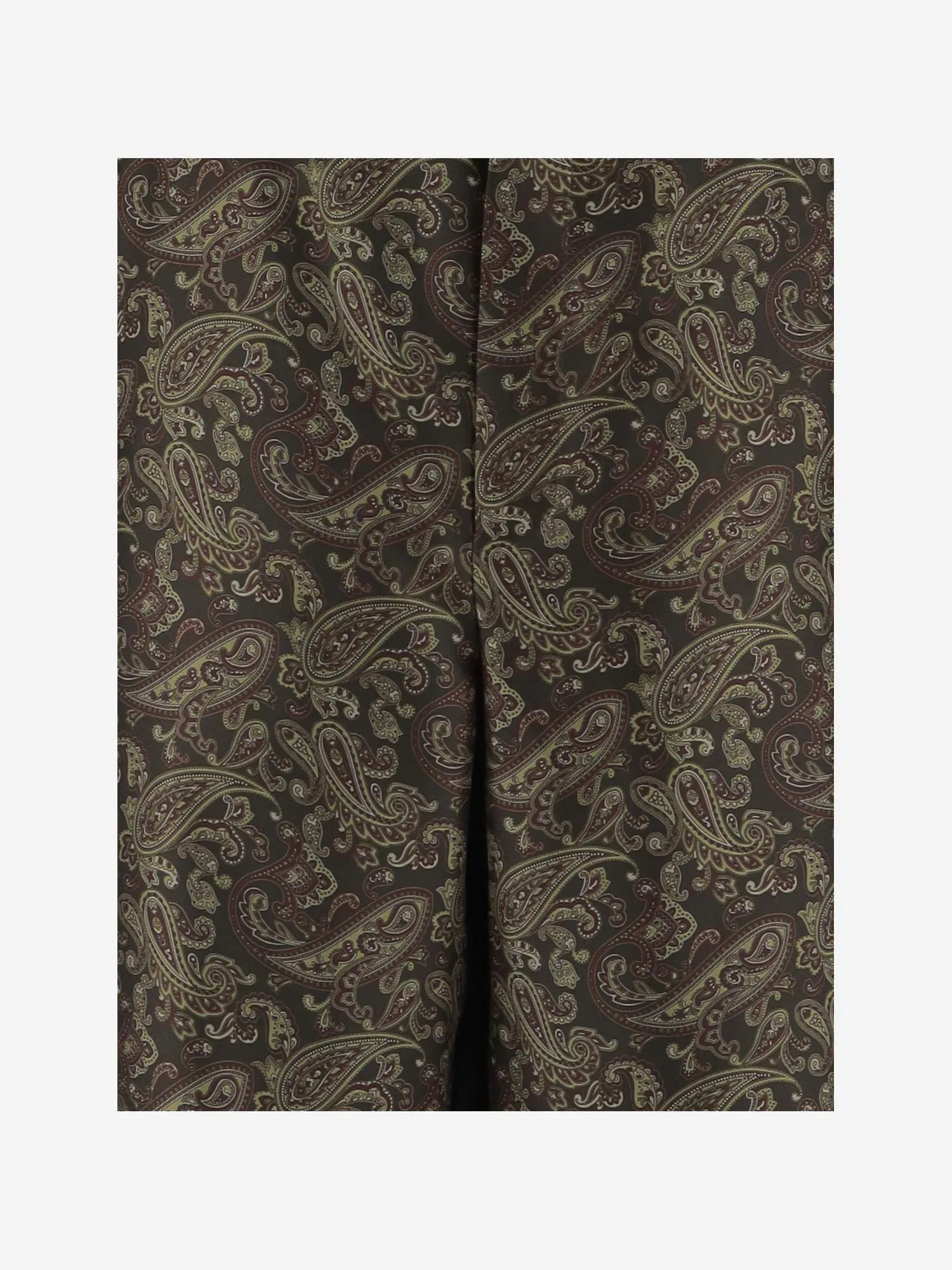 Silk twill paisley pants sold by Lord & Taylor product image thumbnail 2