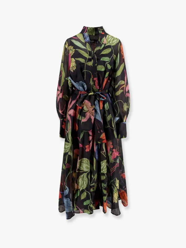 Artemisia ramie long dress with cotton petticoat sold by Lord & Taylor