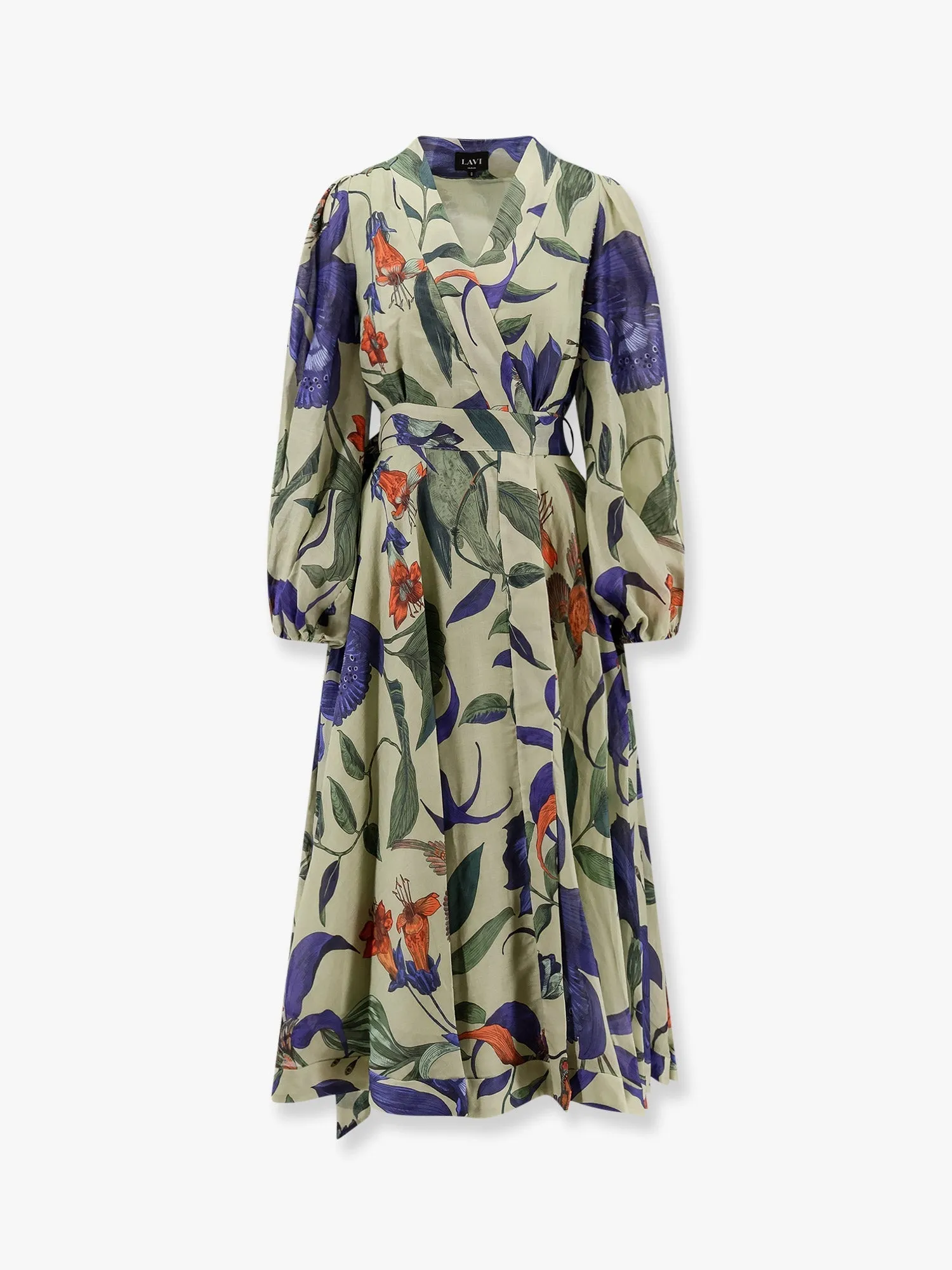Ligea cotton long dress with multicolor print sold by Lord & Taylor