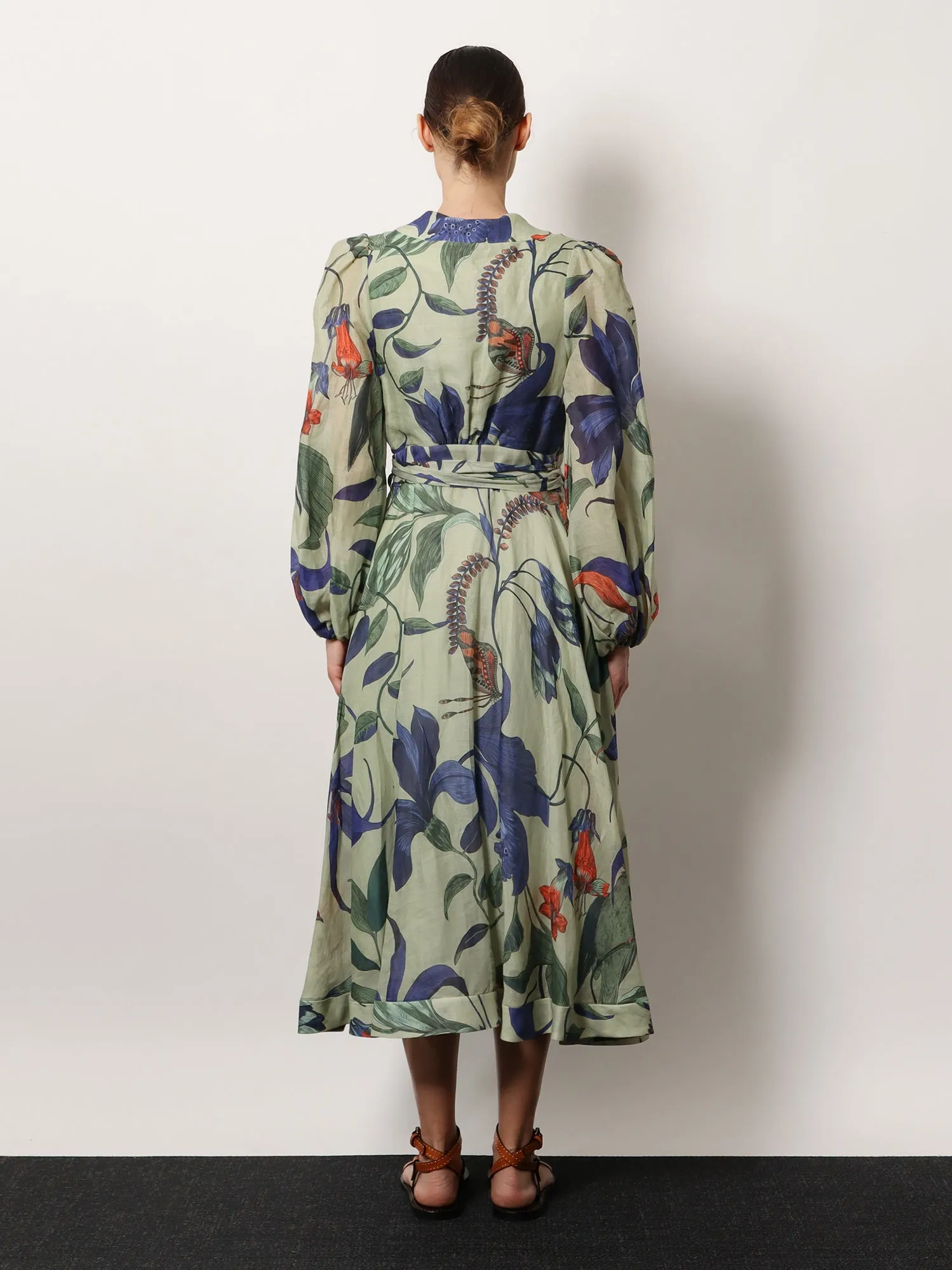 Ligea cotton long dress with multicolor print sold by Lord & Taylor product image thumbnail 3