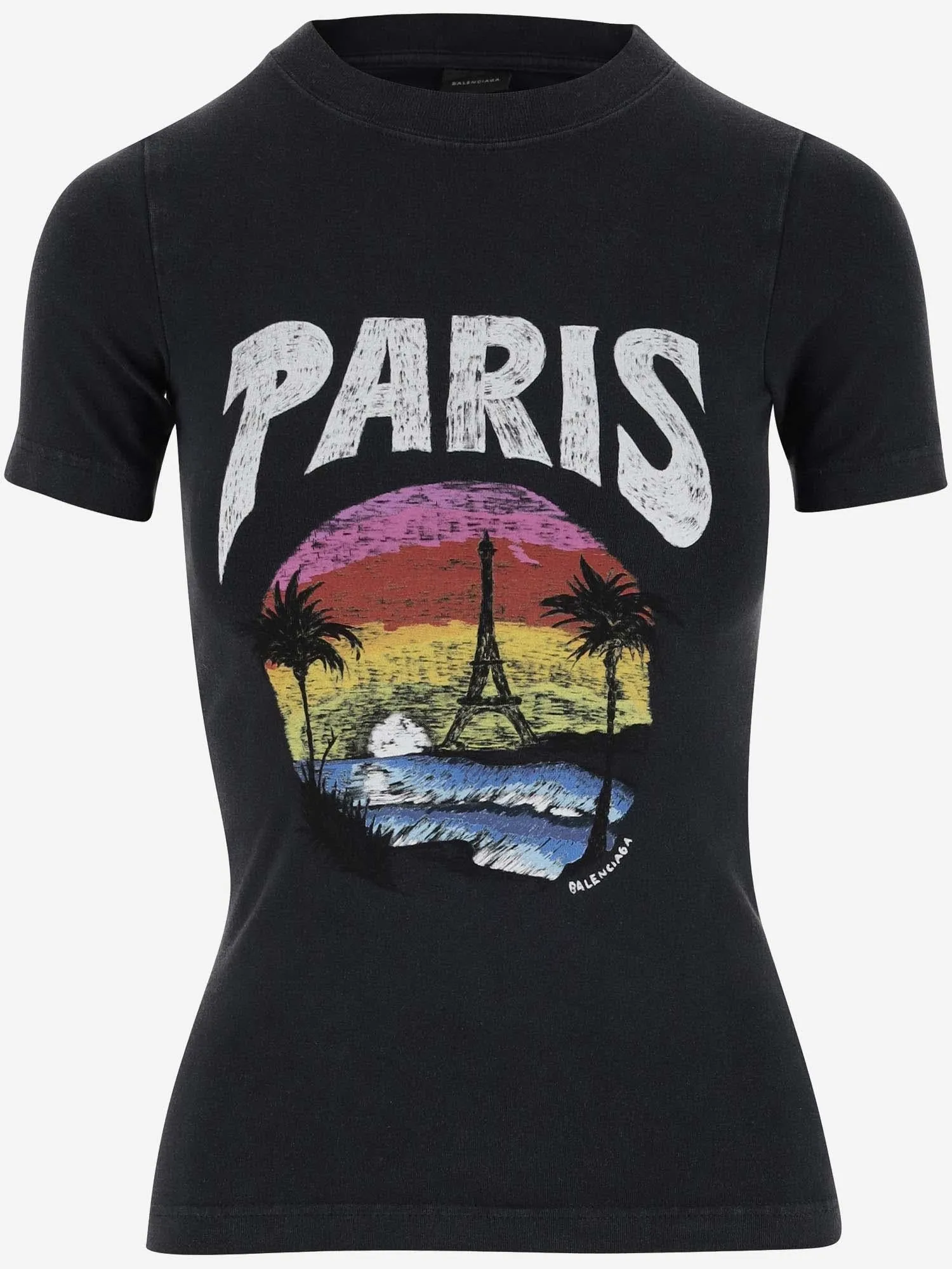 STRETCH COTTON T-SHIRT WITH GRAPHIC PRINT sold by Lord & Taylor