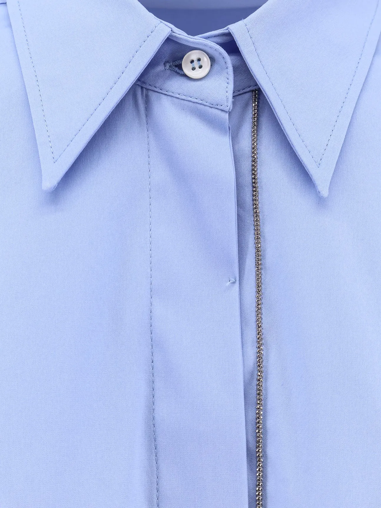 Cotton blend shirt with monili profile sold by Lord & Taylor product image thumbnail 4