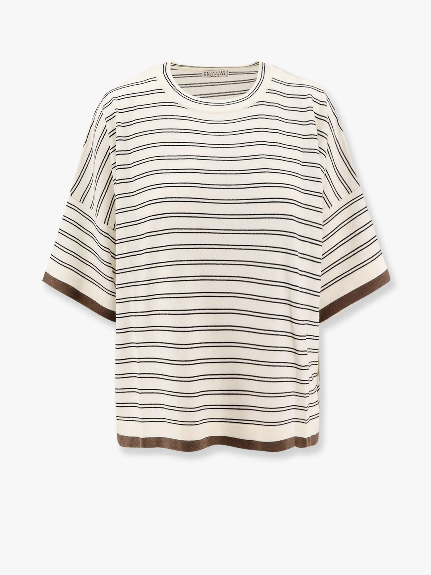 Wool and cashmere sweater with striped motif sold by Lord & Taylor