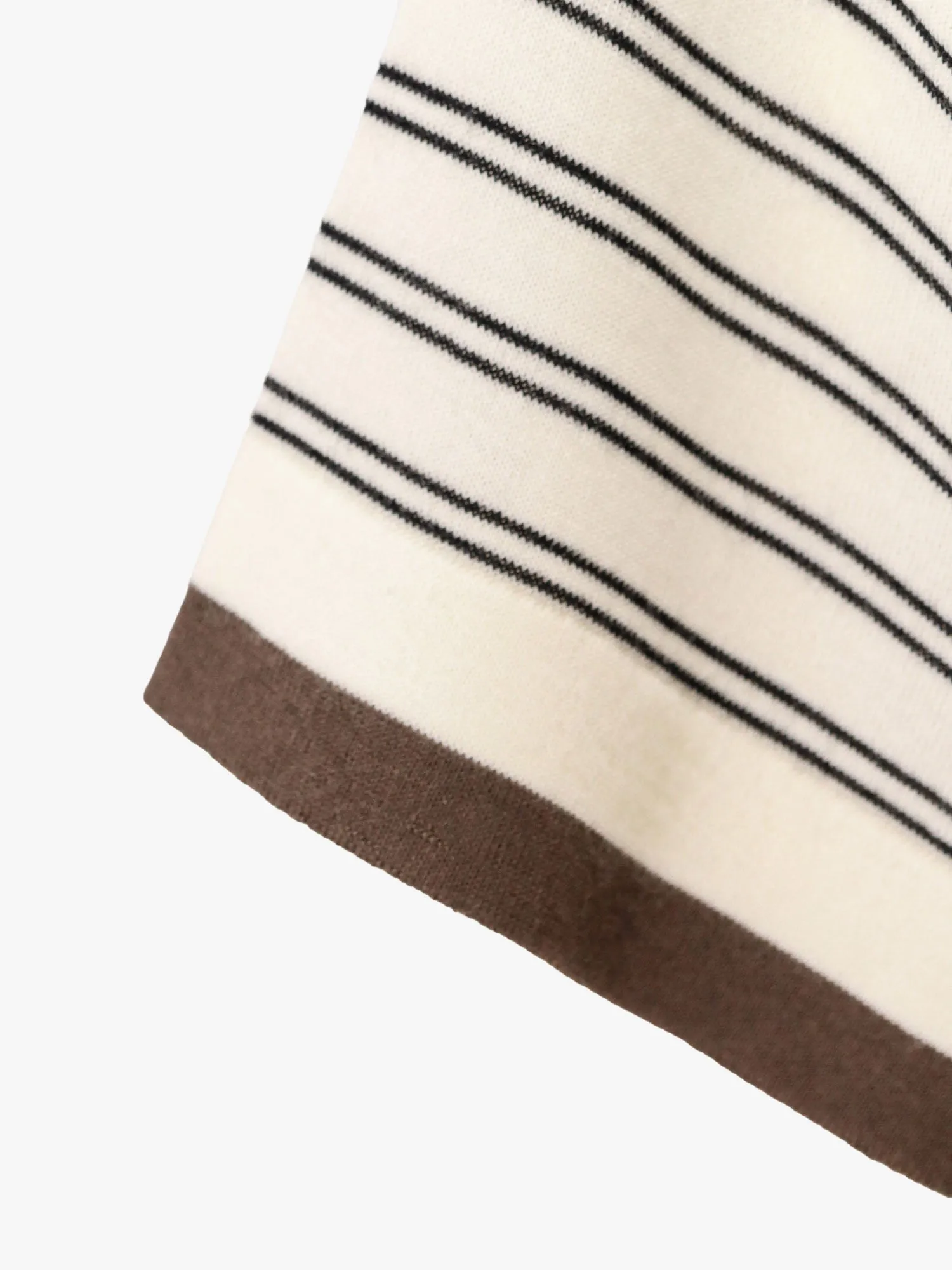 Wool and cashmere sweater with striped motif sold by Lord & Taylor product image thumbnail 4