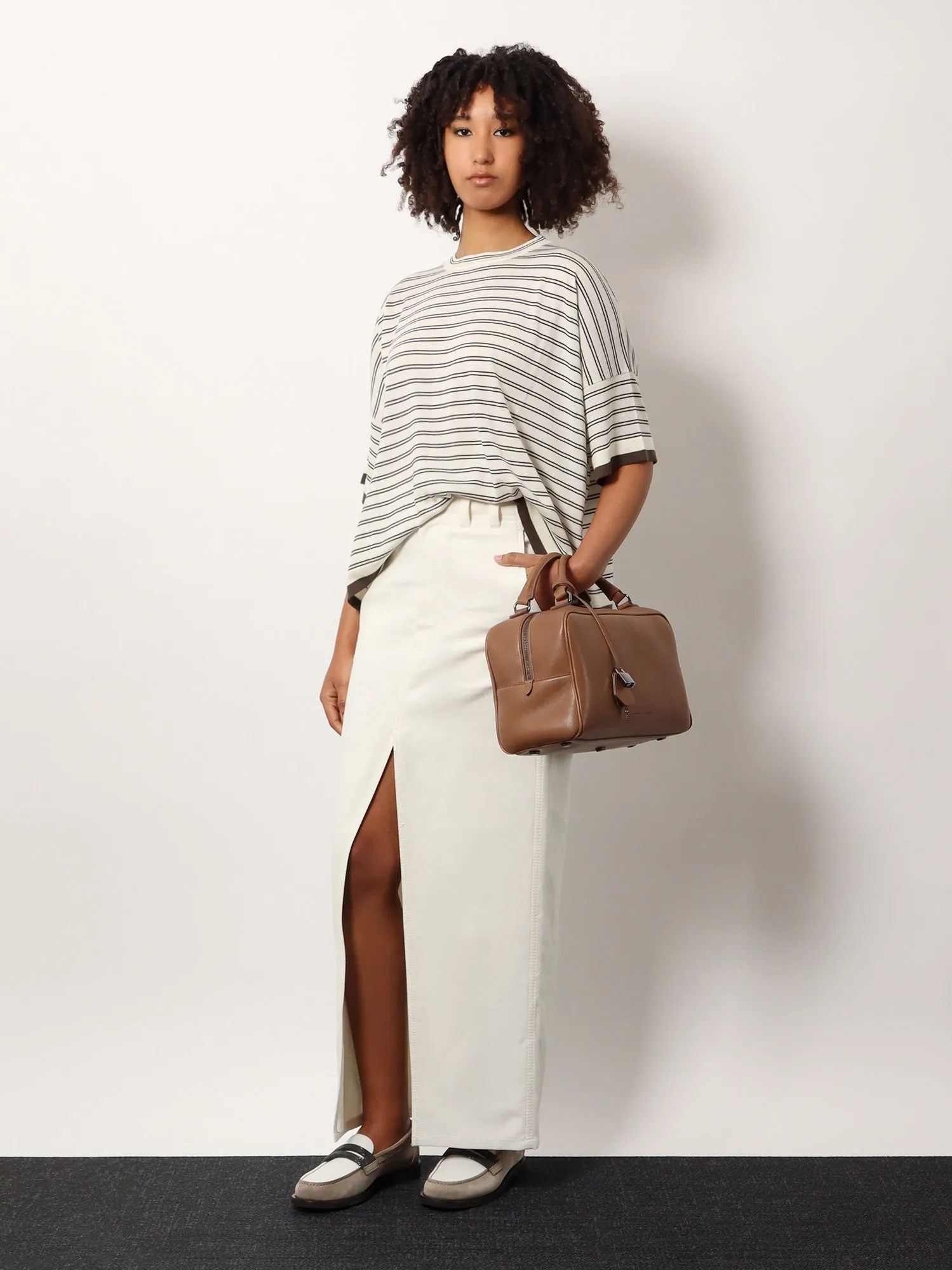 Wool and cashmere sweater with striped motif sold by Lord & Taylor product image thumbnail 2