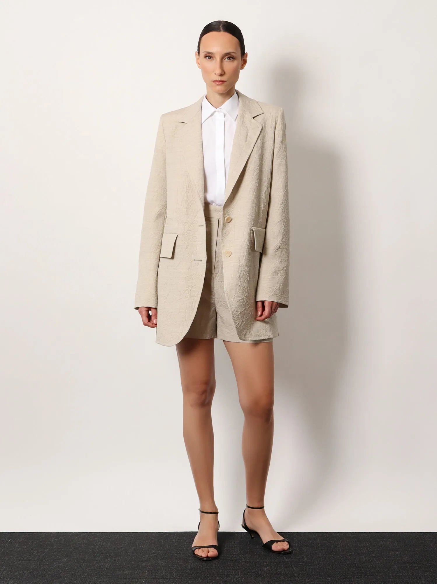 Acacia 1234 max mara sfilata wool blazer with rippled appearance sold by Lord & Taylor product image thumbnail 2
