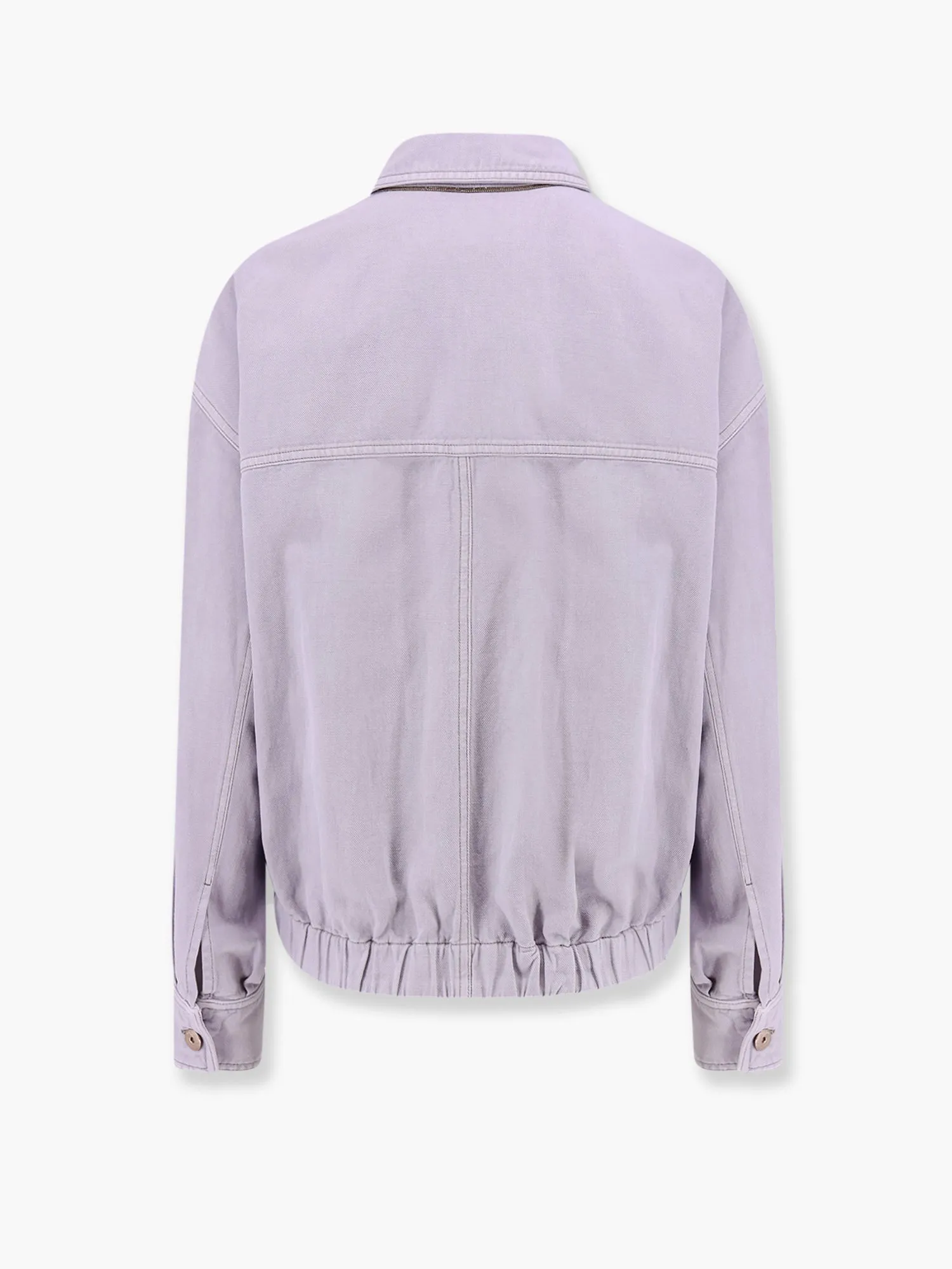 Cotton and linen denim jacket with elastic bottom sold by Lord & Taylor product image thumbnail 5