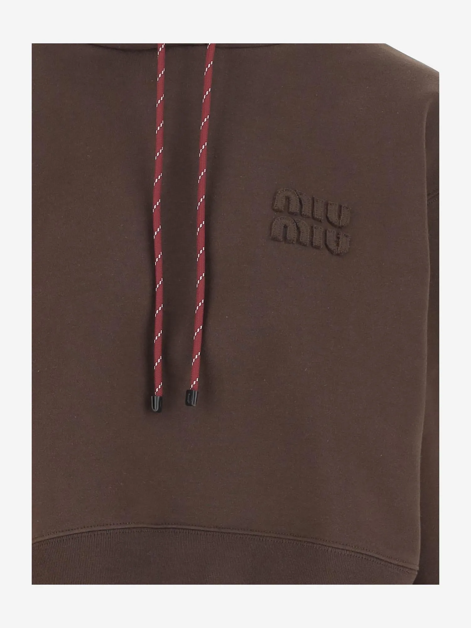 COTTON CROP HOODIE WITH LOGO sold by Lord & Taylor product image thumbnail 3