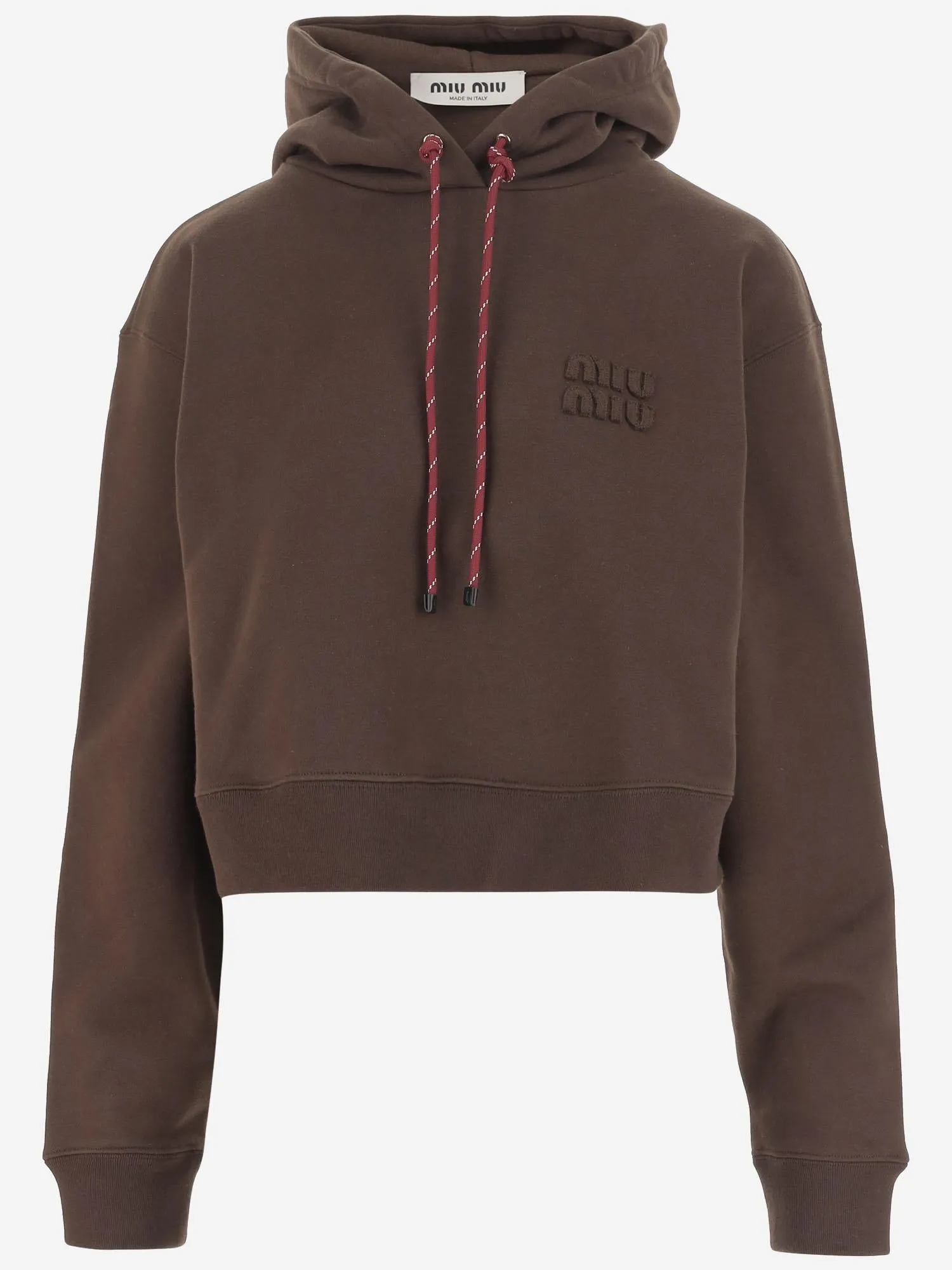 COTTON CROP HOODIE WITH LOGO sold by Lord & Taylor product image thumbnail 2