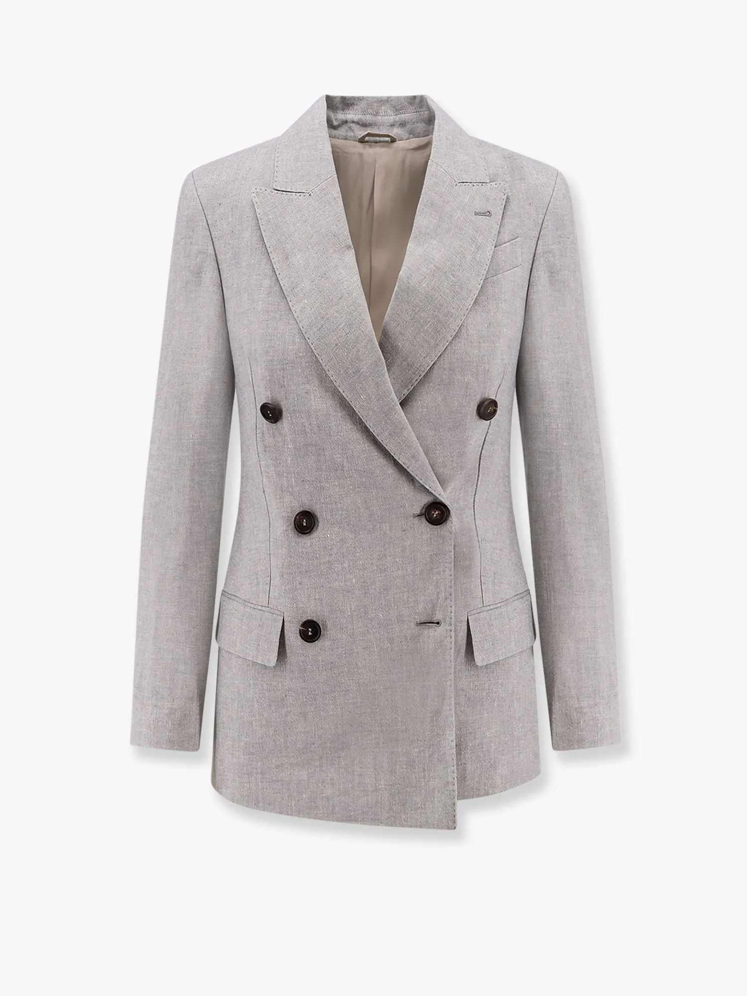 Sparkling linen blazer sold by Lord & Taylor
