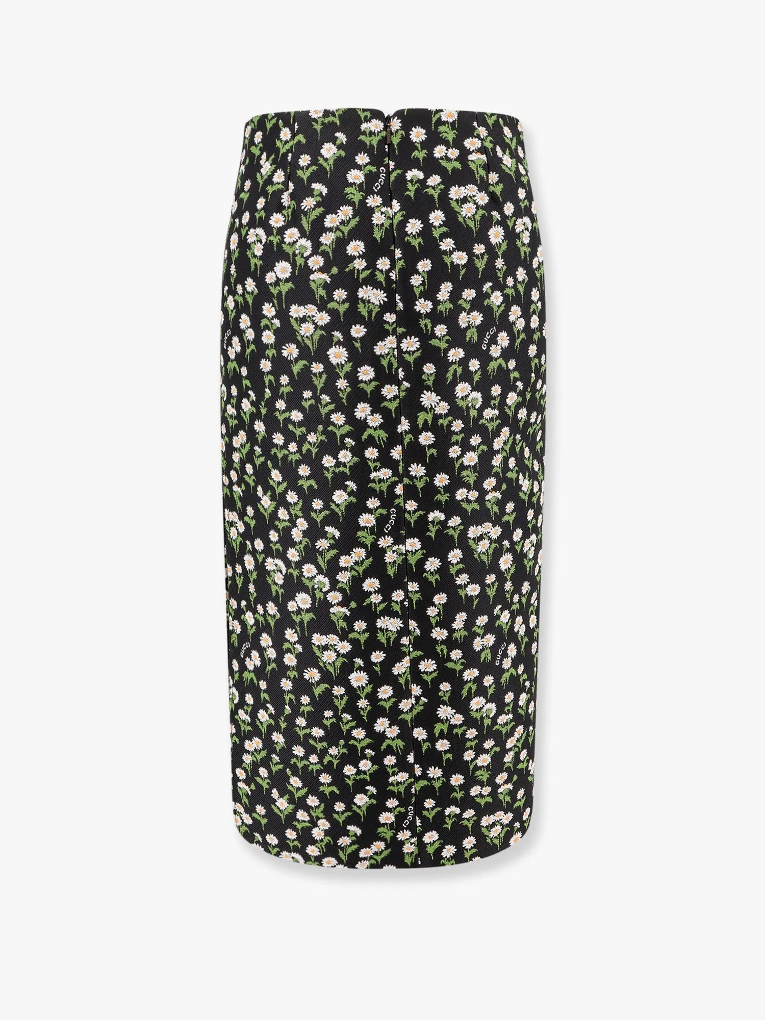 Crêpe jacquard midi skirt with floral pattern sold by Lord & Taylor product image thumbnail 5