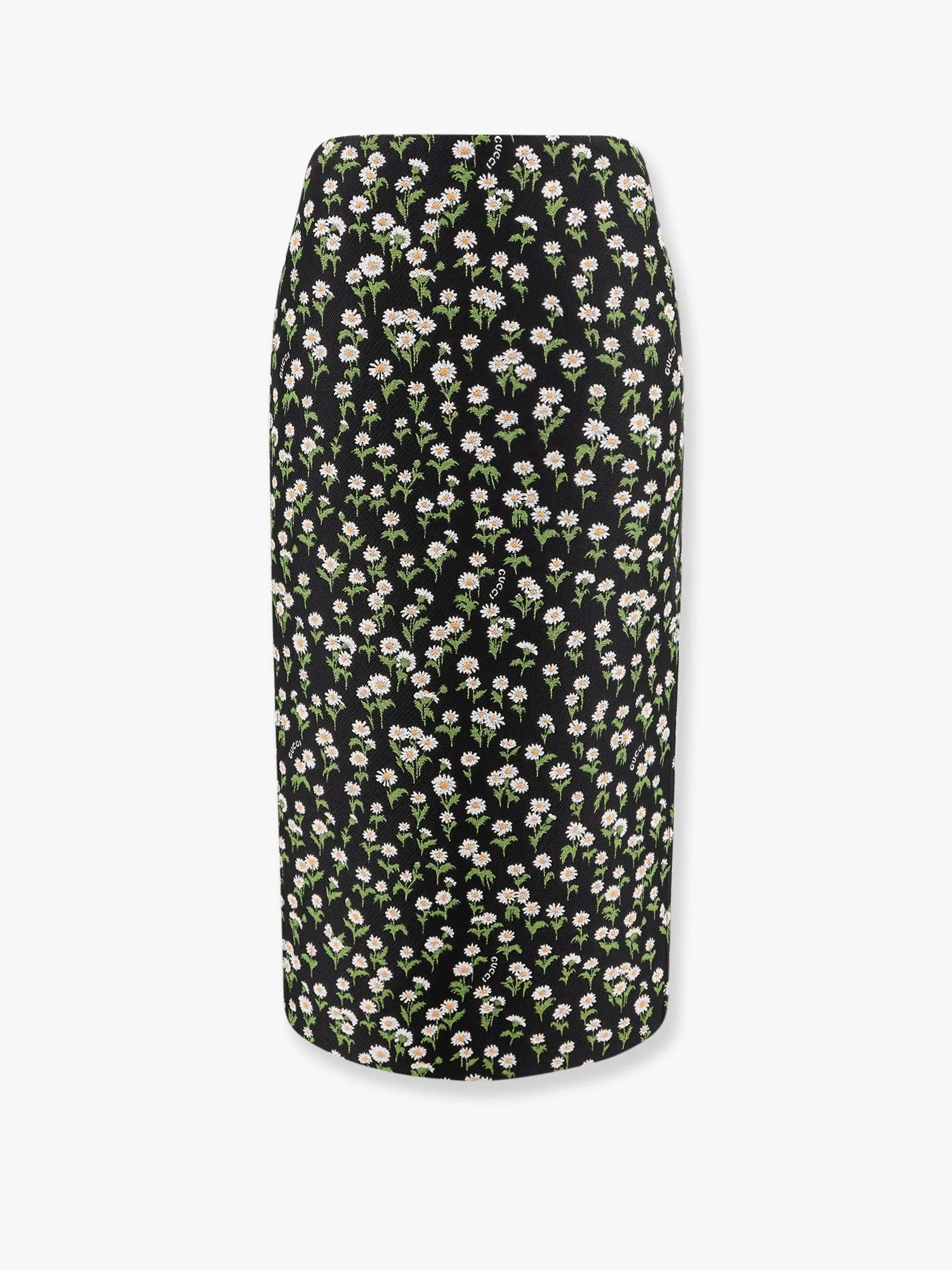 Crêpe jacquard midi skirt with floral pattern sold by Lord & Taylor