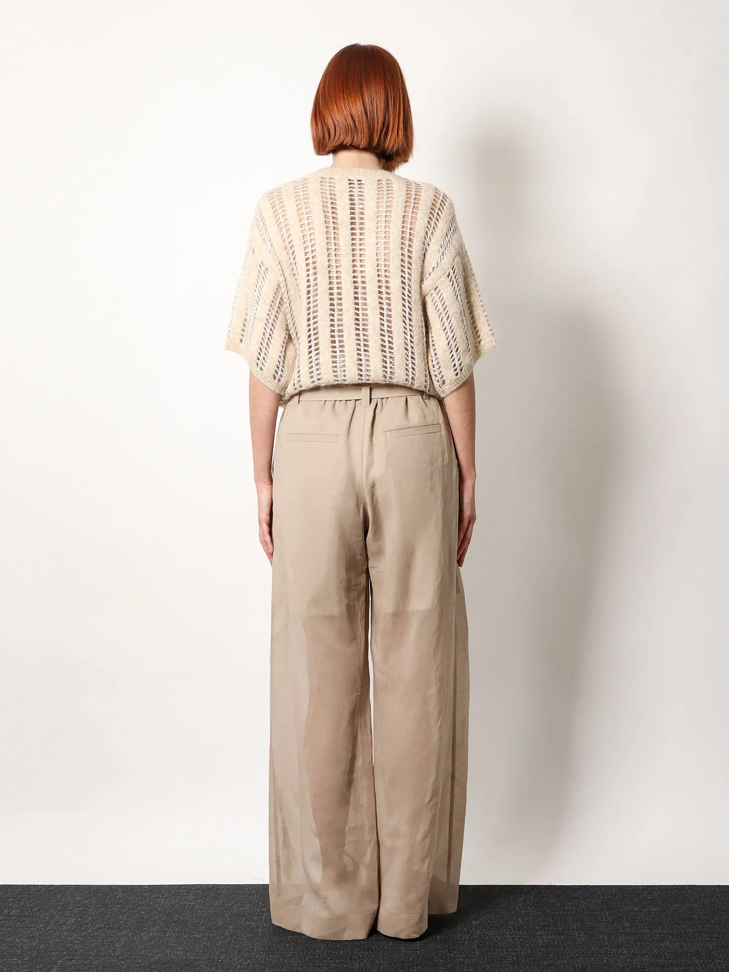 Trouser with belt and monili detail sold by Lord & Taylor product image thumbnail 3