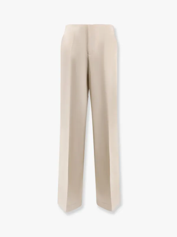 Satin Wide-Leg Trousers sold by Lord & Taylor