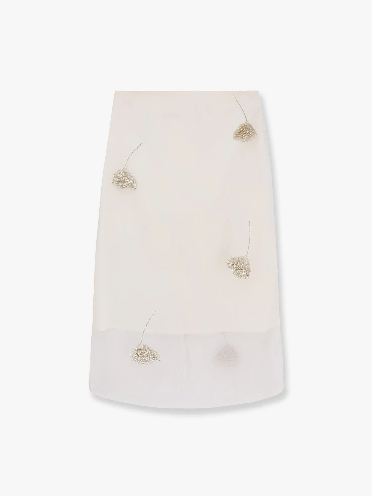 Silk skirt with jewel details sold by Lord & Taylor