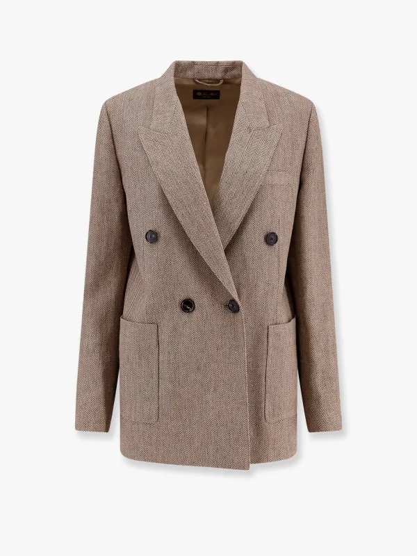 Genny linen blazer with silk lining sold by Lord & Taylor