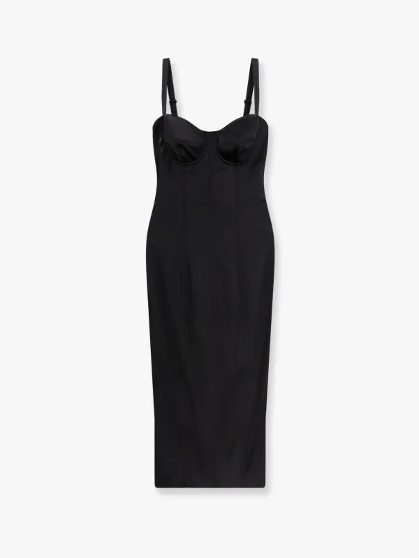 Satin Dress with Bustier Detail sold by Lord & Taylor