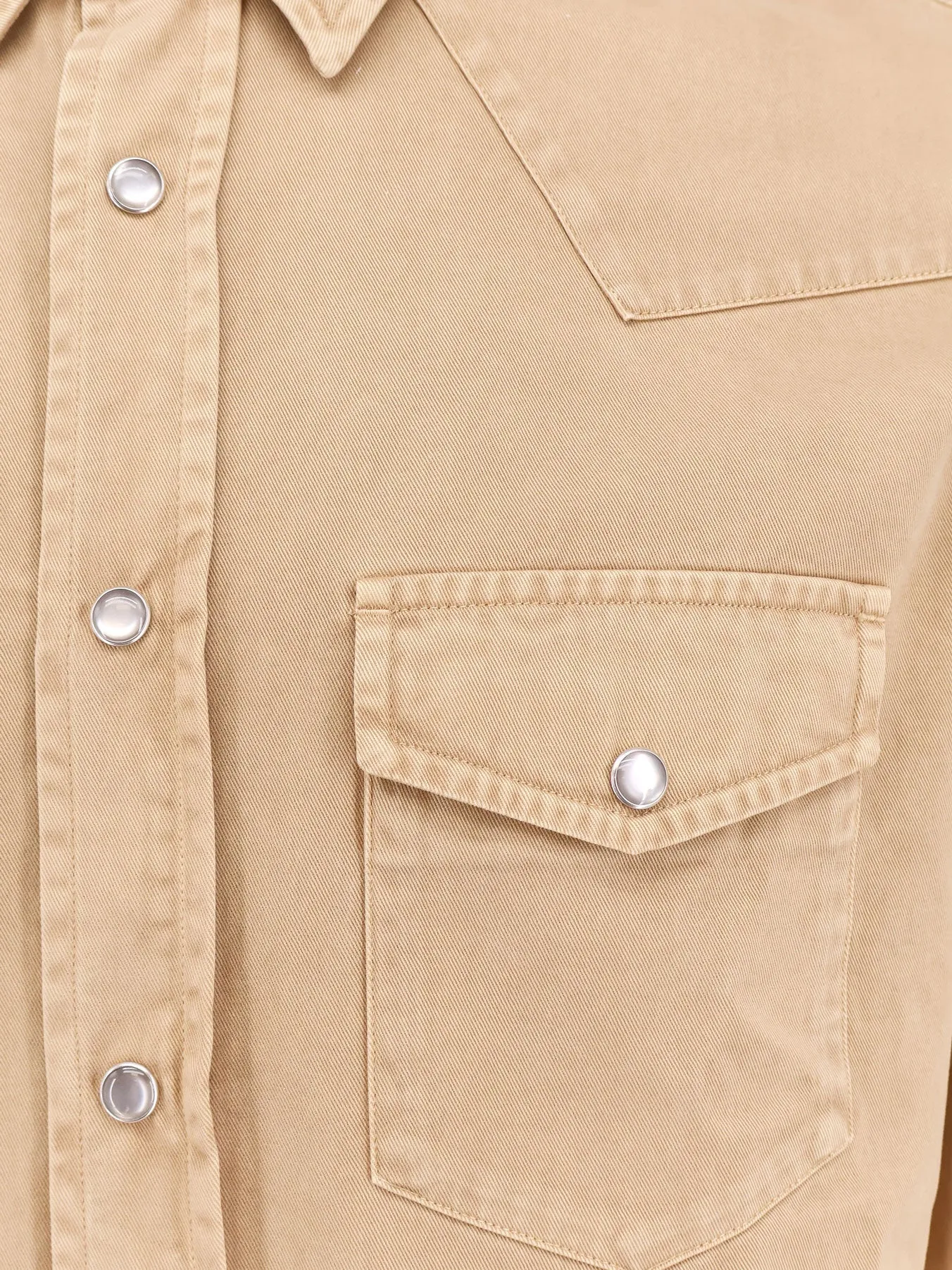 Cotton shirt with pockets and stitching sold by Lord & Taylor product image thumbnail 4