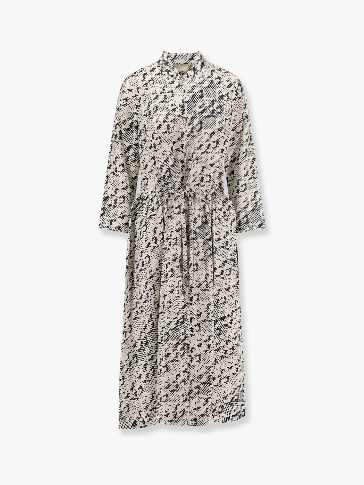 Silk Dress with Pixelated Logo Print sold by Lord & Taylor