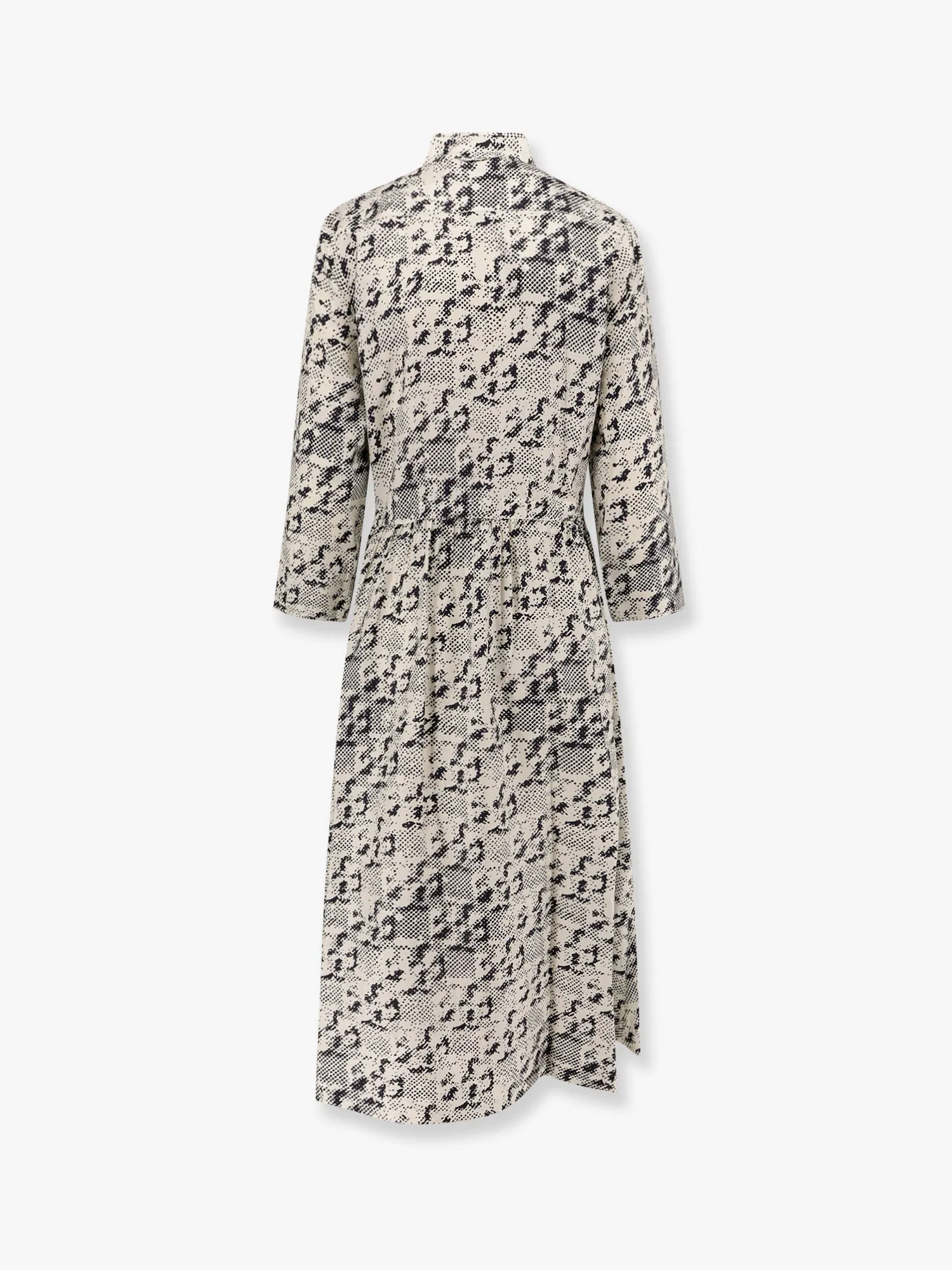 Silk Dress with Pixelated Logo Print sold by Lord & Taylor product image thumbnail 2