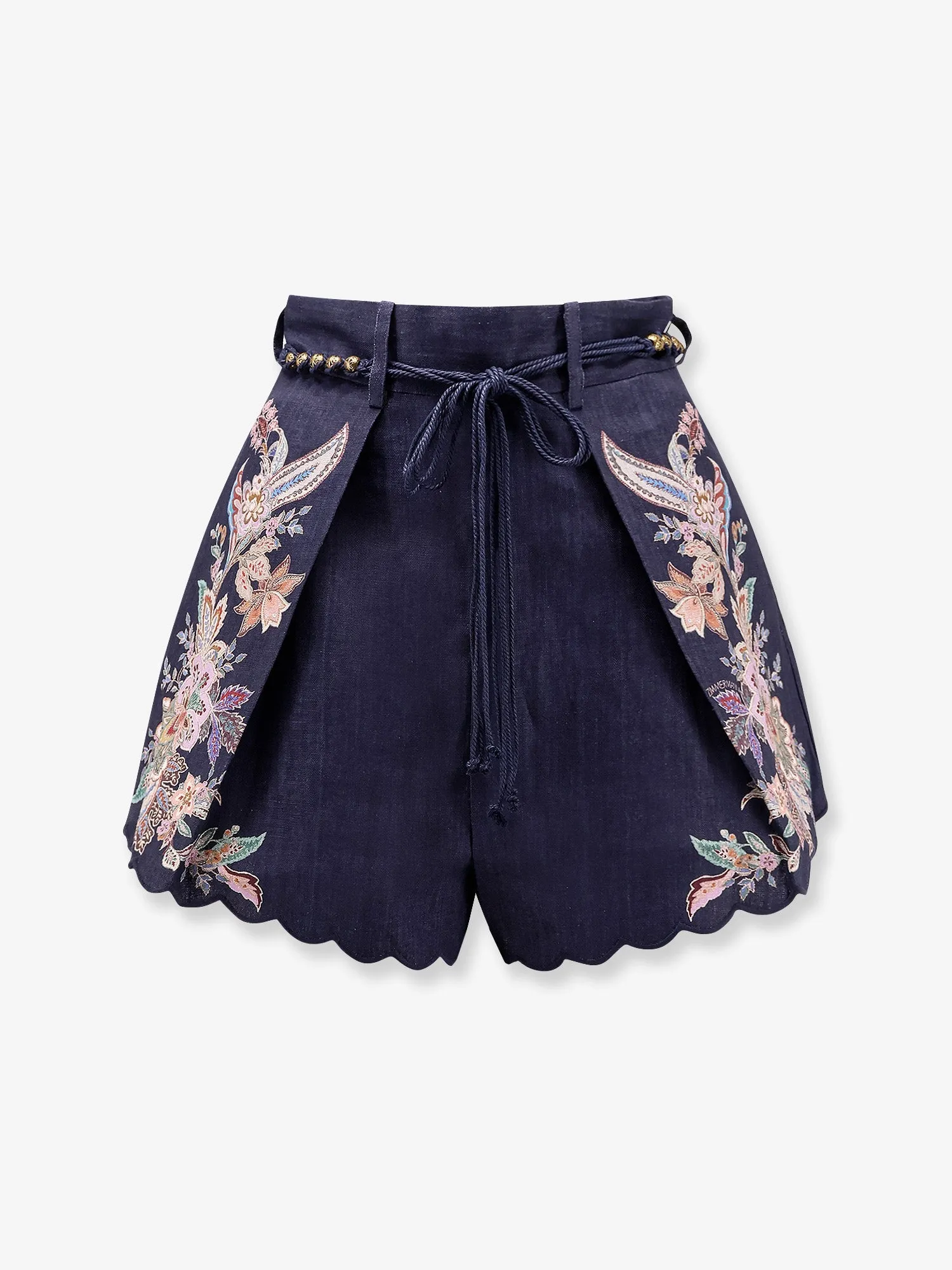 Rhiannon tuck linen short sold by Lord & Taylor