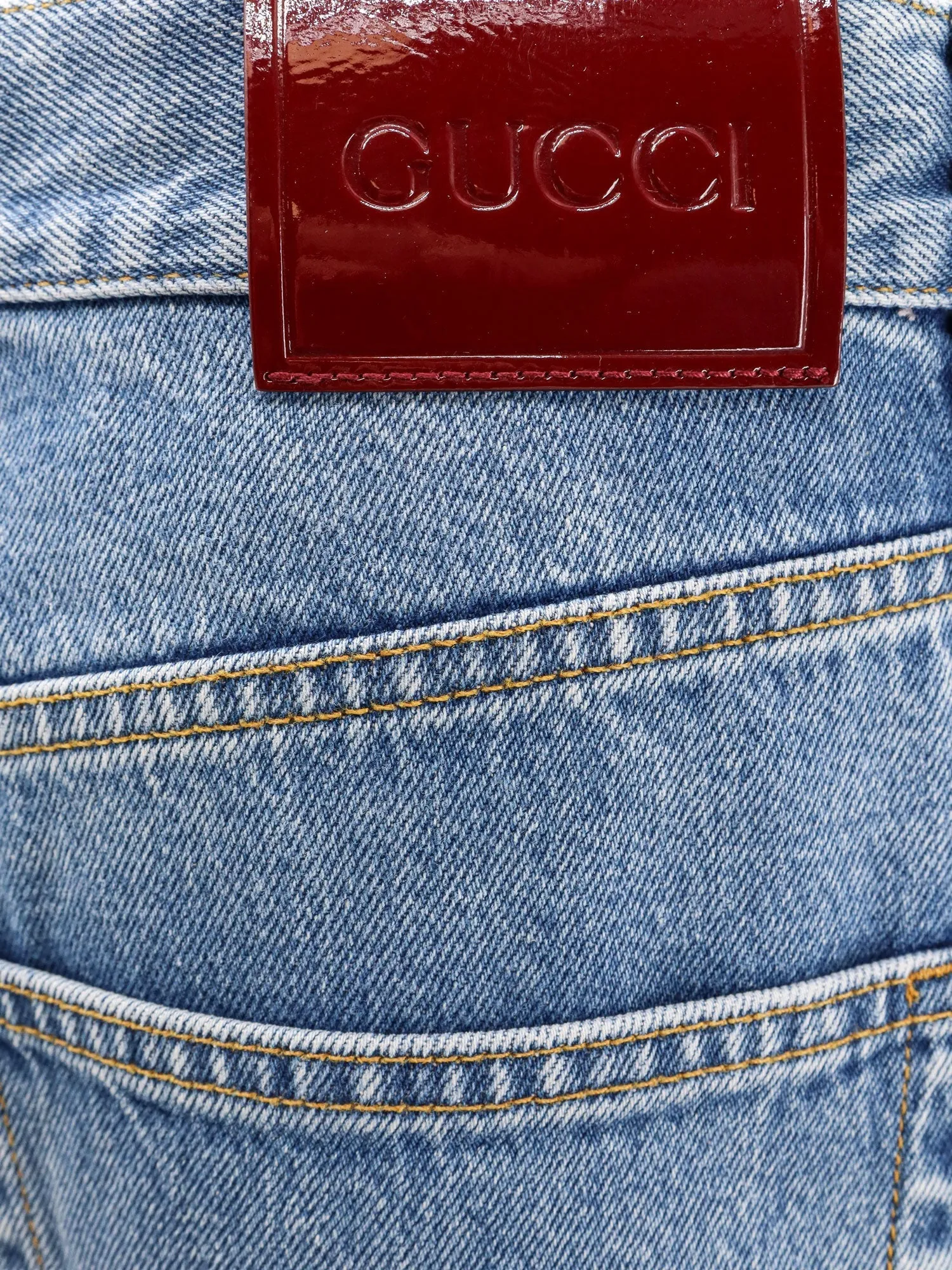 Boyfriend jeans with gucci rosso ancora tag sold by Lord & Taylor product image thumbnail 4