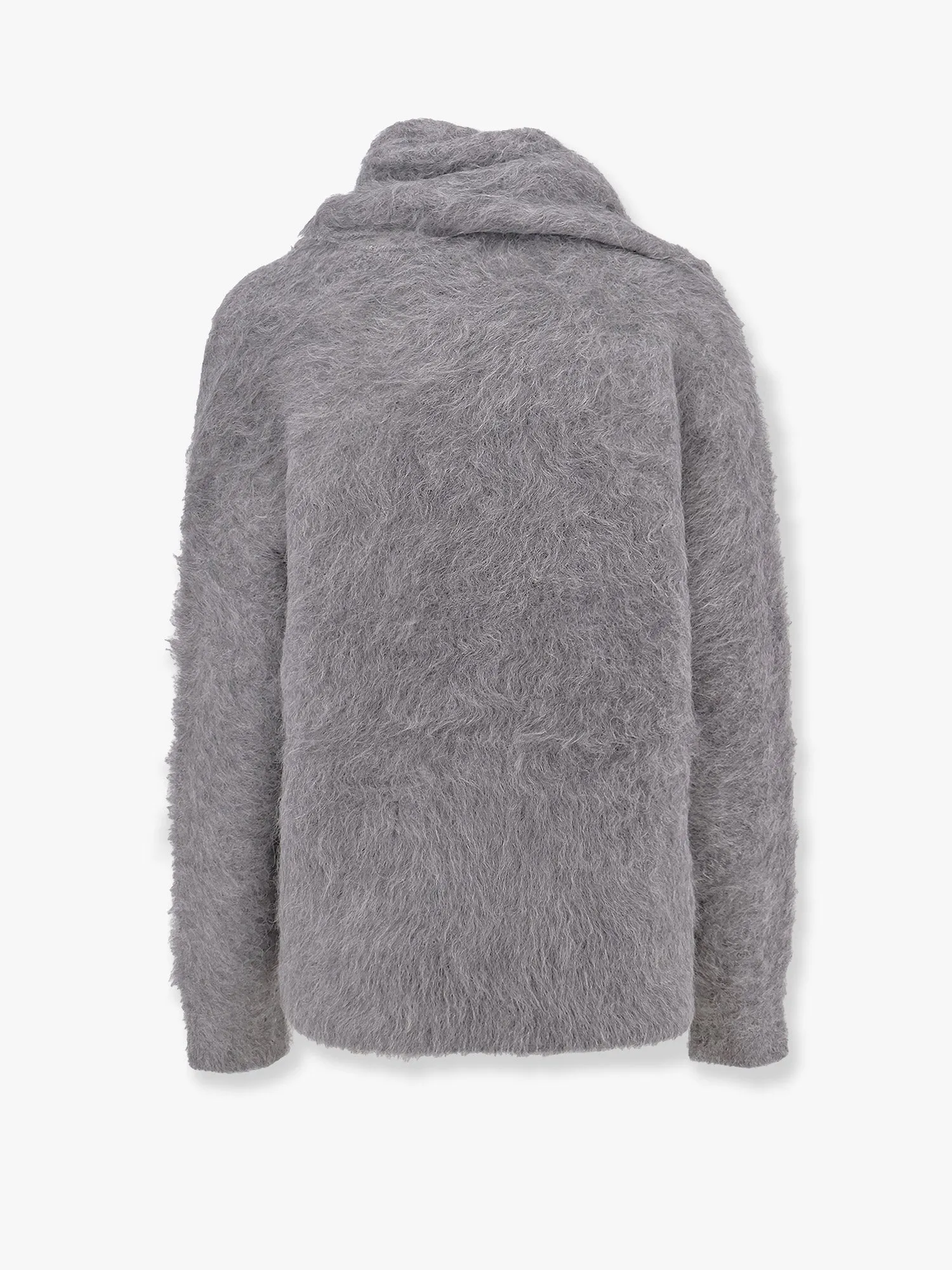 Draped-scarf alpaca blend sweater sold by Lord & Taylor product image thumbnail 4